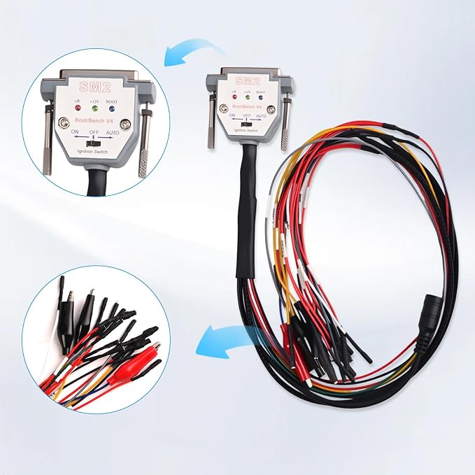 for SM2 PRO J2534 Update Version V2.21.22 ECU Programmer Read Write 67 in 1 OBD2 Diagnostic Tool Full Engineer with Bench Mode (US Standard with Cables)