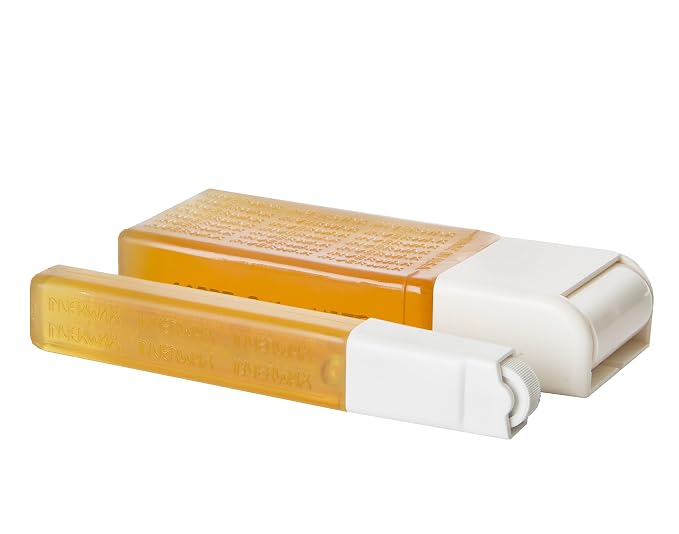 Clean + Easy Roll on Wax Kit – Face & Body Hair Removal Cartridge Refills with Wax Roller Heads, At-Home Use