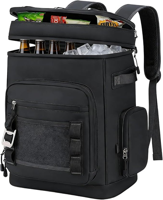 Backpack Cooler,40 Cans Cooler Backpack Insulated Waterproof&Leak Proof,Soft Cooler Bag with 2 Compartments for Men&Women,Picnic Backpack Ice Chest for Camping Hiking Fishing Lunch Beach