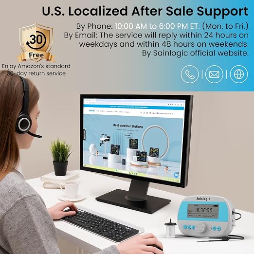 Sainlogic Automatic Plant Waterer for 15 Potted Plants, Smart Self Watering System with Humidity Monitor Display，Deep Root Irrigation, IP64 Programmable Timer for Vacation, Travel, Indoor Garden