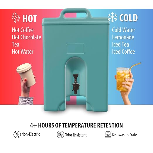 Cambro (1000LCD401) 11.75 gal Camtainer® Beverage Dispenser