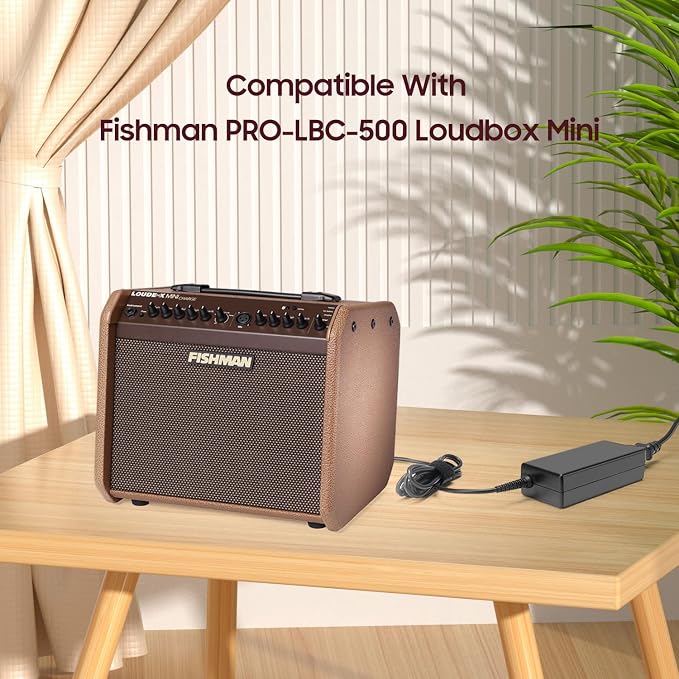 KFD 12V AC/DC Adapter Charger Compatible with Fishman PRO-LBC-500 Loudbox Mini Charge Acoustic Amplifier Guitar Amp PROLBC500 494-000-682 494-000-582 TX-1250 Acc-PWC-US5 12V 5A Power Supply Cord Cable