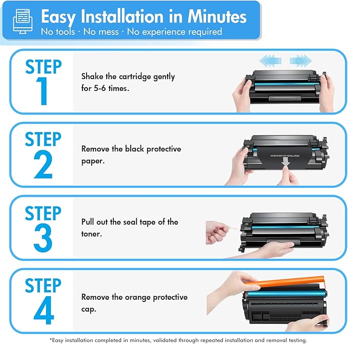 148A Toner Cartridge Black W1480A 4001n 4101fdw Compatible Replacement for HP148A 148X 148 W1480A W1480X for HP LaserJet Pro 4001n 4101fdw 4001dw 4001dn 4101fdn Printer Ink (with Chip) (2 Pack)