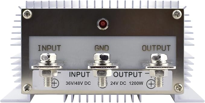 DC 36V 48V Step Down to 24V 50A 1200W Converter Voltage Reducer, Waterproof DC/DC Buck Transformer Power Supply
