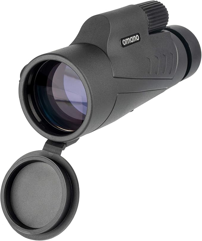 Omano Smithsonian 12x50 Monocular Telescope with Smartphone Adaptor – Monoculars for Adults - High Powered Telescope – Ideal Monocular for Bird Watching and Nature Enthusiasts – HD monocular telescope