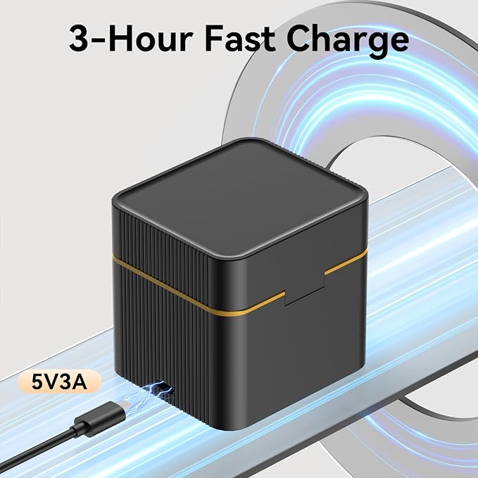 Rechargeable AA Lithium Batteries with Fast USB-C Charger, 12-Pack 4255 mWh 1.5V Constant Voltage for Blink Outdoor Camera, Xbox Controller, Flashlights – 2000+ Cycles