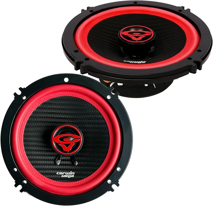 CERWIN-VEGA! V652 Vega 2-Way 6.5 Inch 360 Watts 2 Ohm Coaxial Full Range Speakers