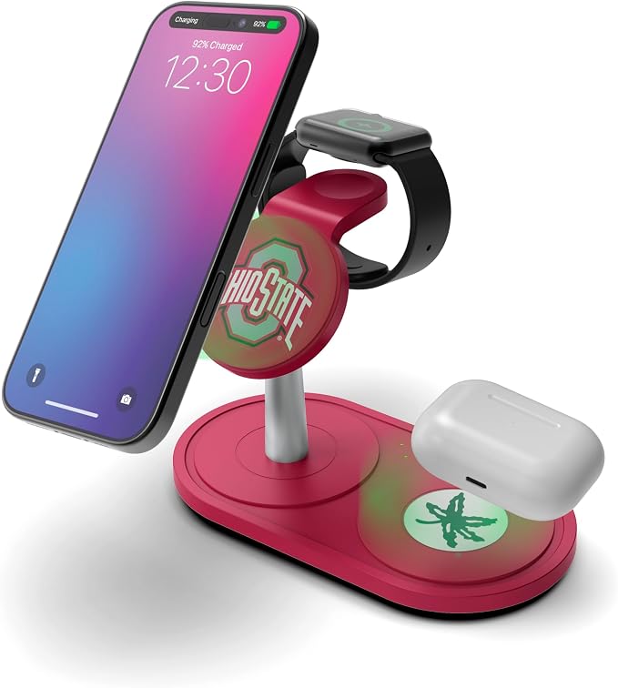 SOAR Collegiate 3-in-1 Wireless Charging Station