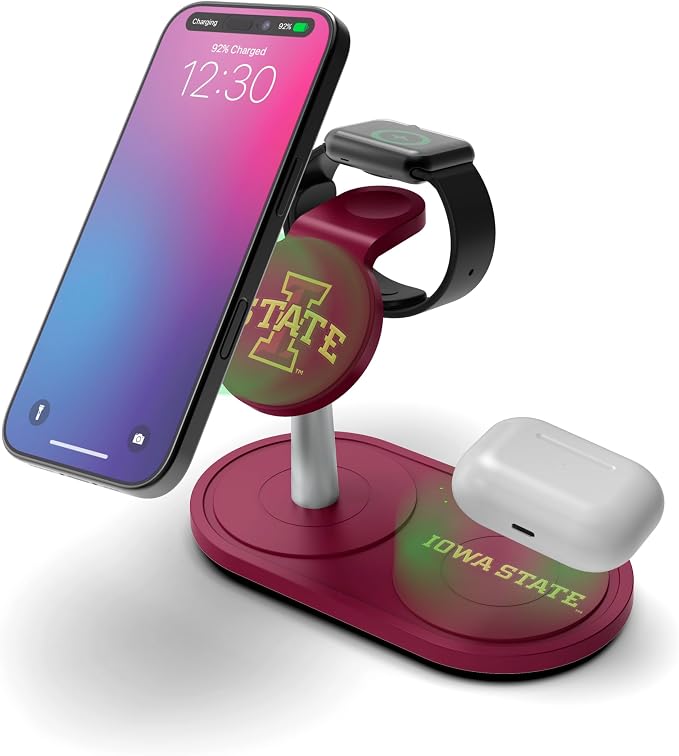 SOAR Collegiate 3-in-1 Wireless Charging Station