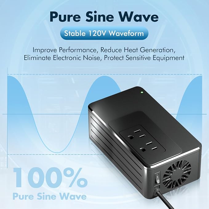 1600W 220V to 110V Voltage Converter, Power Any American Appliances in 220-250V, No Limitations, Plug & Play, Universal Power Adapter Voltage Converter US to Europe International Travel
