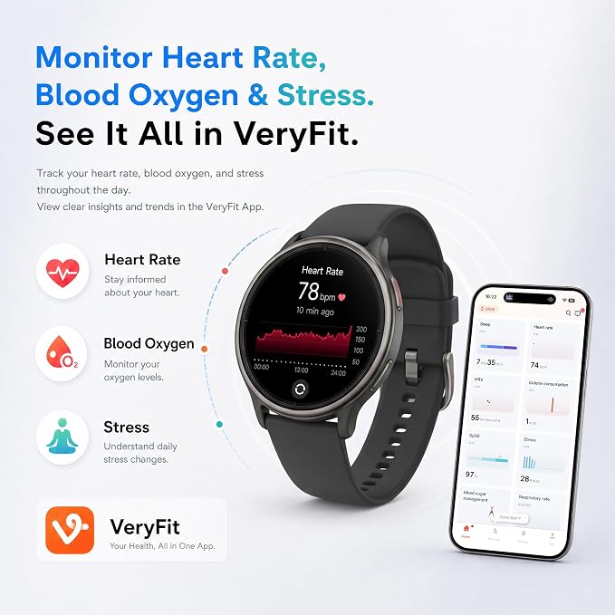 Smart Watch for Men Women (Answer/Make Call), 1.65" HD Fitness Tracker with Heart Rate/SpO2/Sleep Monitor, Pedometer, 110+ Sports Modes, 3ATM Waterproof, 7-Day Battery, for iOS Android