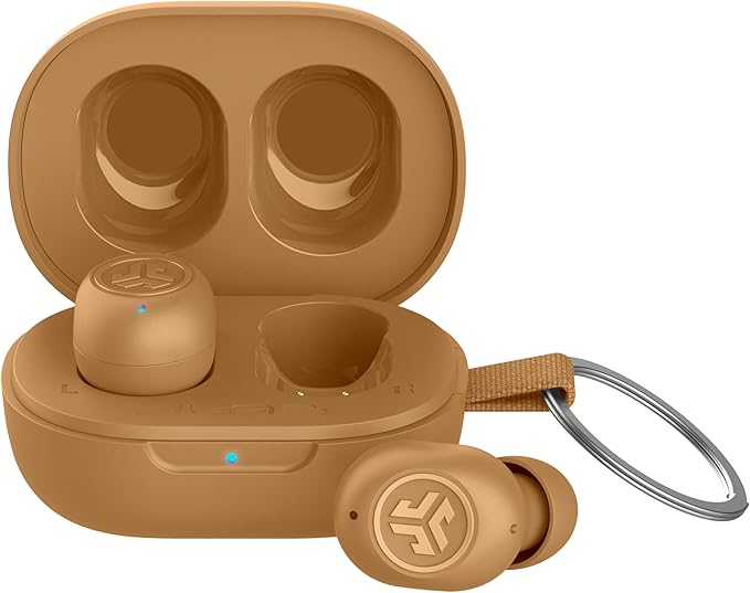 JLab JBuds Mini Tones, True Wireless Earbuds, Bluetooth Multipoint, Be Aware Audio, IP55 Sweat Resistant, 7572 W