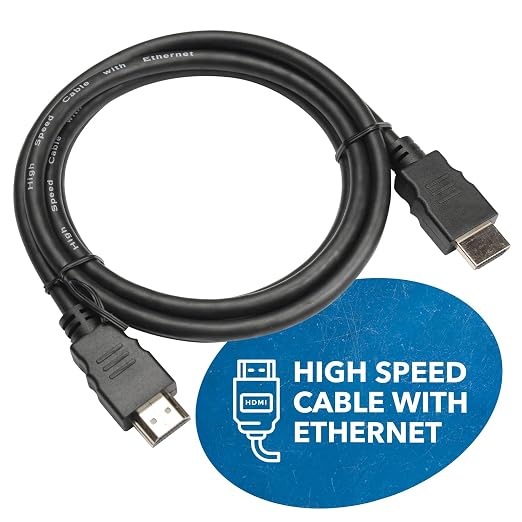 OREI 6FT HDMI Cable 2-Pack – High-Speed HDMI to HDMI Cable for 4K, 3D, Ethernet, ARC, and 1080p – Compatible with Roku, Blu-ray, Xbox, PS3