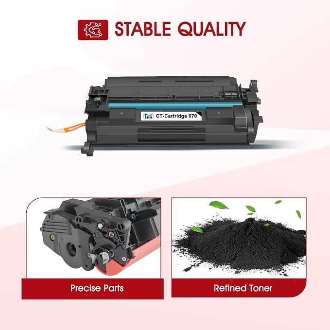070 Black Toner Cartridge Compatible for Canon MF465dw 070 070H Toner CRG070 CRG-070 for Canon imageCLASS MF465dw MF462dw LBP247dw LBP246dw MF460 LBP240 MF462 LBP247 LBP246 Laser Printer Ink 2-Pack