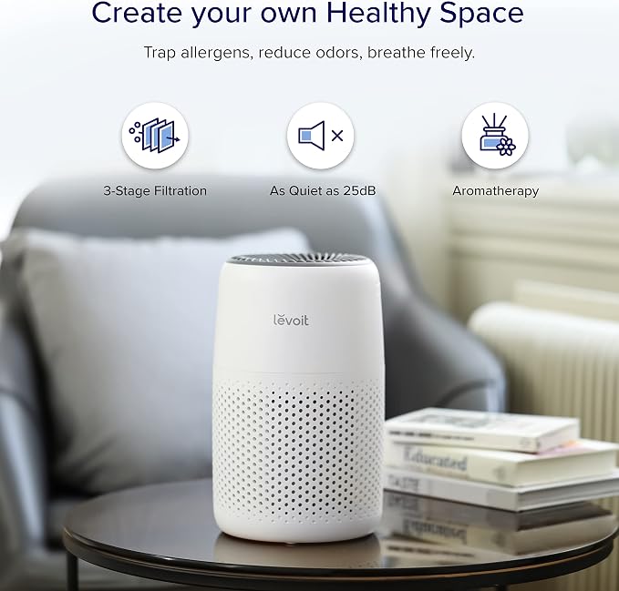 LEVOIT Air Purifiers for Home Allergies and Better Sleep (Core 300 / Core300-P + Core Mini)