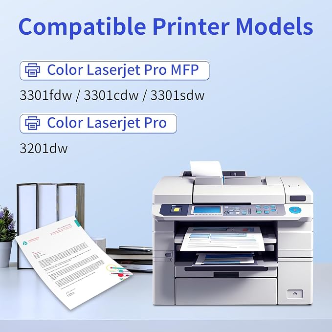 218A W2180A Black Toner Cartridges 2 Pack High Yield (with Chip) Compatible Replacement for HP 218A 218X for Color LaserJet Pro 3201dw MFP 3301fdw 3301cdw 3301sdw Printer Ink W2180A W2180X