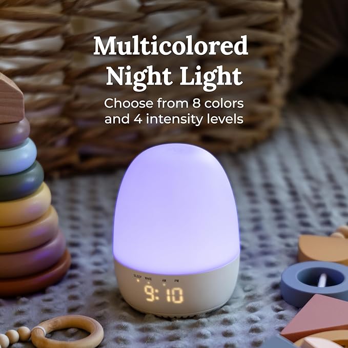Yogasleep Light to Rise White Noise Sound Machine & Sleep Trainer with Night Light. Sleep Aid for Baby & Toddler, 30 Soothing Sounds Including Lullabies & Nature Sounds, Registry & Nursery Must Have