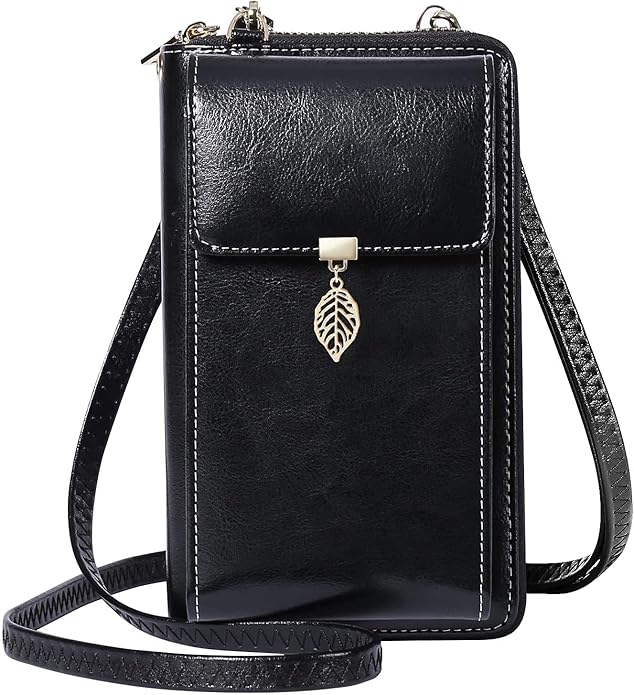 HUANLANG Small Crossbody Phone Bags for Women Leather Cell Phone Purse Wallet | Small, Cell Phone