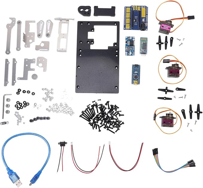 DIY Drawing Robot Kit with Mechanical Arm - Educational Pen Plotter Writing Robot for Classroom Learning & Kids Creative DIY Projects