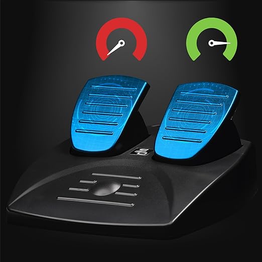 SUBSONIC - Superdrive SV250 Racing Wheel Switch 2/Switch PS4 PC Xbox Series | Steering Wheel with Pedals and Paddles - Vibration - 3 Sensitivity Modes - Diameter 22 cm, Rotation 180°