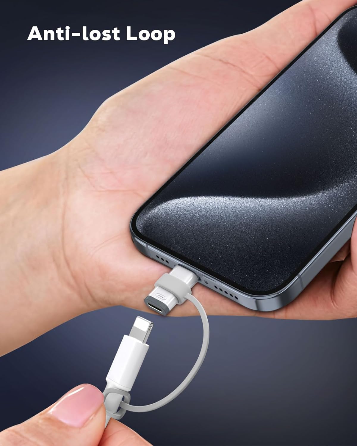 MoKo 2 Pack Lightning to USB C Adapter for iPhone Air 17 16 16e 15 Pro Max Plus, iPad, Galaxy - NOT for Earphones/Microphone/Flash Drive/iPencil, USB-C to Lightning Adapter ONLY for Charging/Data Sync