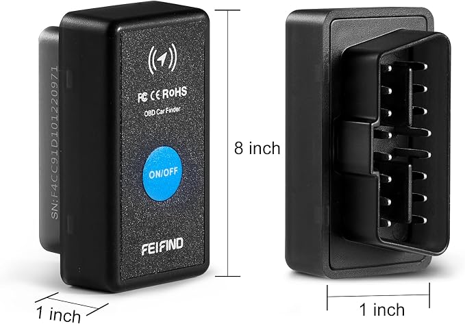 Mini GPS Tracker for Vehicles No Monthly Fee/No Subscription, Hidden Tracker Device for Vehicles, MFi Certified Car Tracker with Find My(iOS Only), Global Tracking