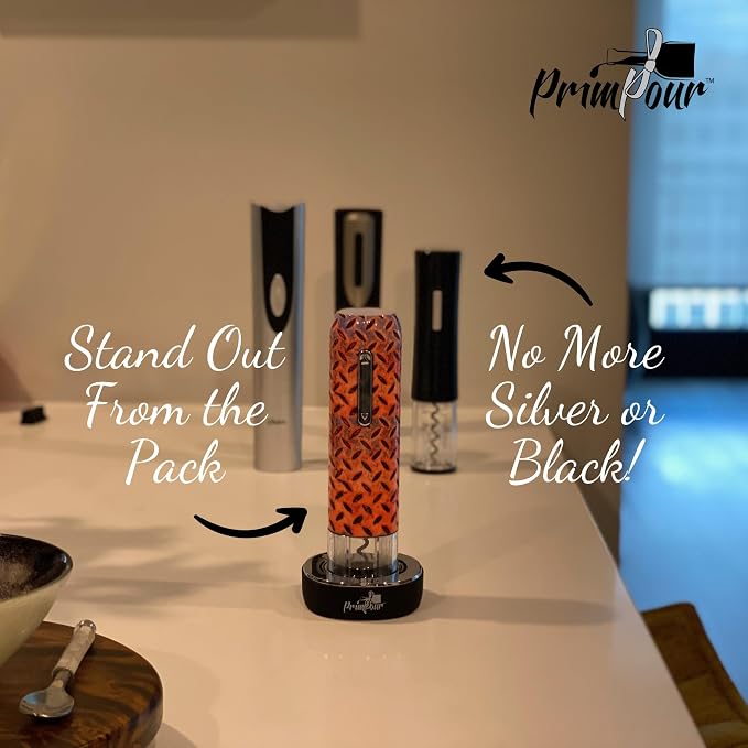 Electric Wine Opener – Premium Automatic Corkscrew with Rechargeable Charging Base – Luxury Wine Accessory