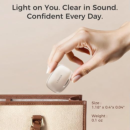 LINNER-Clarity Hearing Aids for Seniors, Rechargeable Hearing Amplifier with Noise Cancelling, OTC Hearing Aids Designed for Adults with Mild to Moderate Hearing Loss