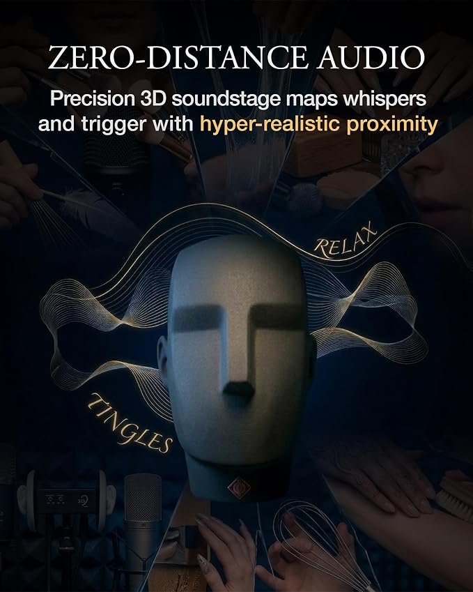 Final Audio ZE500 True Wireless ASMR Earbuds - Ultra-Compact Bluetooth Sleep Earbuds for Side Sleepers, 3D Binaural Sound, Zero Ear Pressure, Custom Tuned for Relaxation & ASMR (Dark Gray)