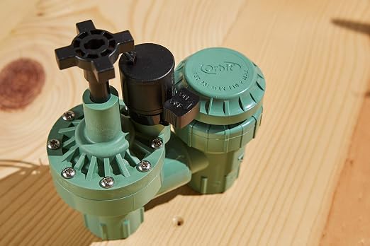 Orbit 57624 Sprinkler System 1-Inch FPT Anti-Siphon Valve, Green, 1 Connection (Pack of 2)