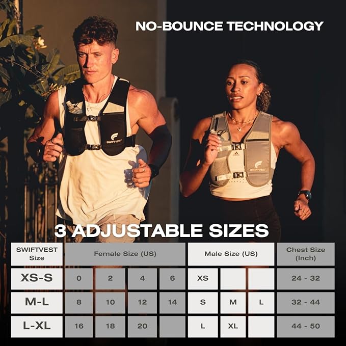 Running Phone Holder Vest with 500ml/17oz Water Bottle | Reflective Hydration Vest | Adjustable | Light | 6 Pockets for Running Accessories | Unisex