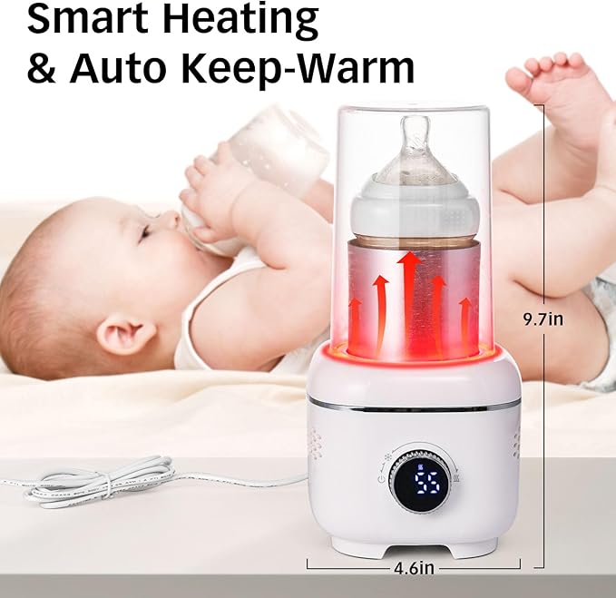 Cooling Cup with Mood Light,Beverage Cooler with Insulated Cover, 2-in-1 Cooling Cup for Desk(Cooling&Heating),Electric Drink Cooler for Cola Beer Coffee Juice Yogurt -White