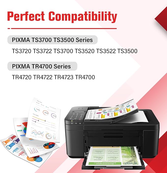275 275XL PG-275 TR4720 TS3722 Black Ink Cartridge Replacement for Cannon PG 275 XL for Canon Printers PIXMA TR4720 TS3722 TS3700 TR4700 TS3522 TS3500 TS3520 TS3720 TR4722 (2 Pack, Black)