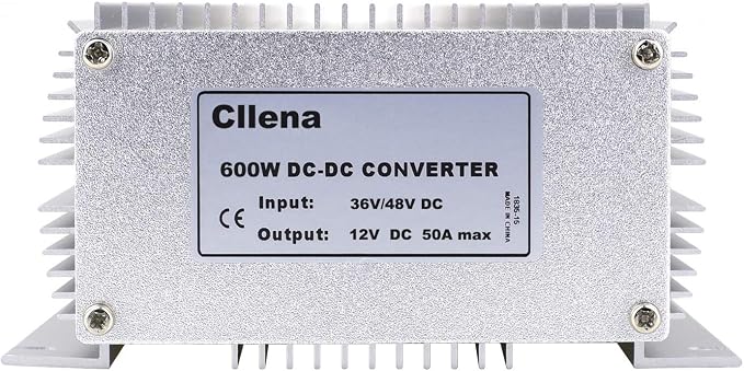 DC Converter Regulator 36V/48V to 12V 50A 600W Waterproof Voltage Reducer DC/DC Power Supply Module Buck Transformer for Golf Cart