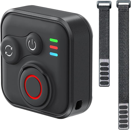 Bluetooth Mini Remote Control for Insta360 GO Ultra/GO 3S/X5/X4 Air/X4/X3/Ace Pro 2, for DJI Osmo Action 6/5 Pro/4/360, for GoPro Max 2/Hero 13/12/11/10/Max, 164FT Range 96H Duration Fast Charging
