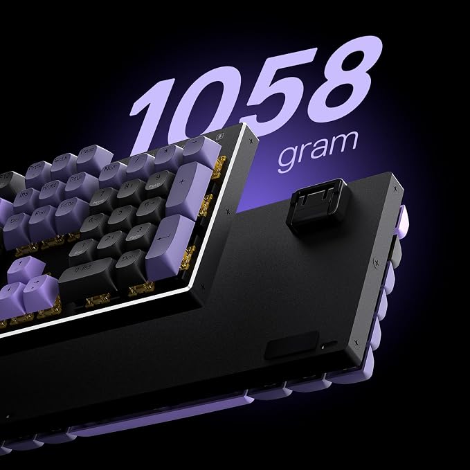 Redragon K556 HE Rapid Trigger Gaming Keyboard, 100% 104 Keys Wired Mechanical Keyboard w/Hyper-Fast Actuation, Dedicated Hall Effect Magnetic Switch, 2-Layer Noise Dampening, Original Aluminum Base
