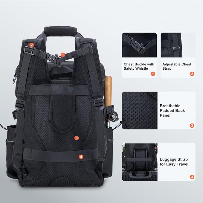 Backpack Coolers Insulated Leak Proof 38cans Soft Insulated Cooler Backpack for Women Men 12 Hours Cooling for Camping Hiking Beach Picnic