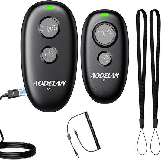 Upgrade for Panasonic Rechargeable Wireless Camera Remote Control,AODELAN Shutter Release Compatiable with S5II, GH6, S5, BGH1, GH5 II, BS1H, S5IIX, G9 II, GH7, G97, S1RII, S1IIE, S1II