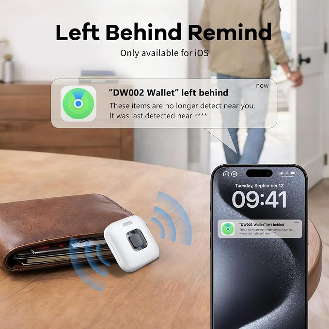 Hoxe Dual System (iOS & Android) Air Tracker Tags 4 Pack, 2026 New Key Finder Tracker Tag Work with Apple Find My & Google Find Hub App, White Smart Tag Suitable for Key, Bag, Luggage, Pet, Car, etc