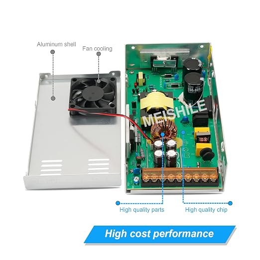 24V 25A 600W DC Switching Power supply Adapter PSU AC-DC 24Volt Industrial Transformer Converter 0-20/10amps LED drive Lamp Meter Electric Printer Heater Motor Pump Stereos Amplifier Fan SMPS 110V/220