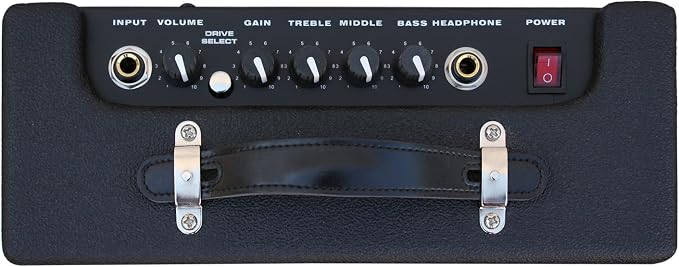 Sawtooth 10-Watt Electric Guitar Amp with Instrument Cable & Pick Sampler