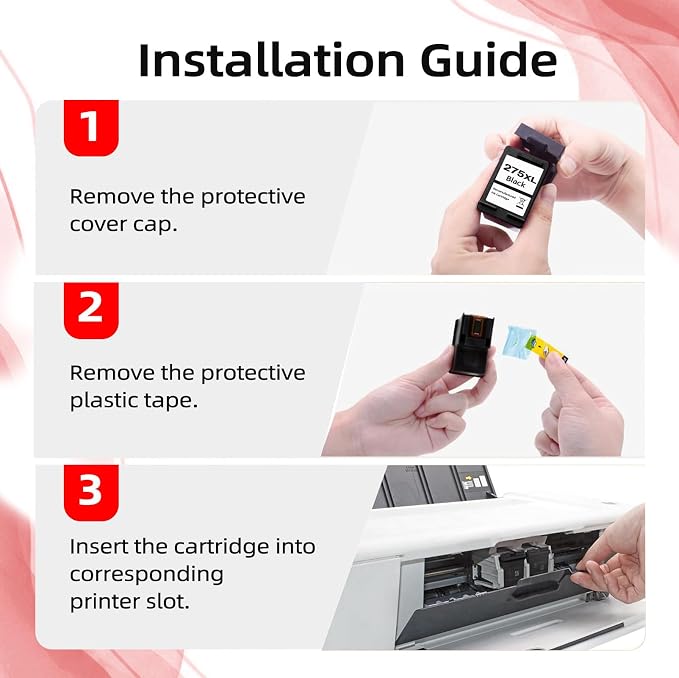 275XL 276XL Ink Cartridge (2 Black 1 color) Replacement for Canon PG-275 CL-276 XL PG275 CL276 for Cannon Pixma TS3522 TR4720 TS3500 TS3520 TR4700 TS3700 TS3720 TS3722 TR4722 TR4723 TR4725 Printer