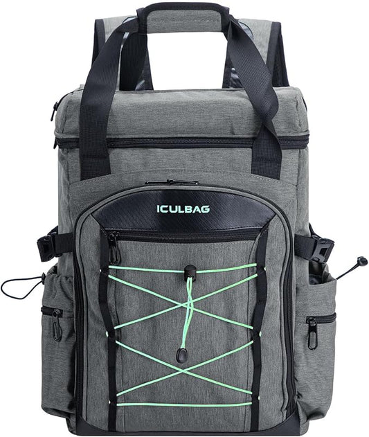Backpack Coolers Insulated Leak Proof 38cans Soft Insulated Cooler Backpack for Women Men 12 Hours Cooling for Camping Hiking Beach Picnic