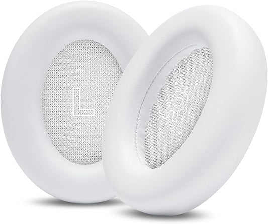 WC PadZ QC Ultra – Upgraded Replacement Earpads Compatible with Bose QuietComfort Ultra Gen 1 & Gen 2 by Wicked Cushions | Enhanced Comfort, Thickness & Durability | White