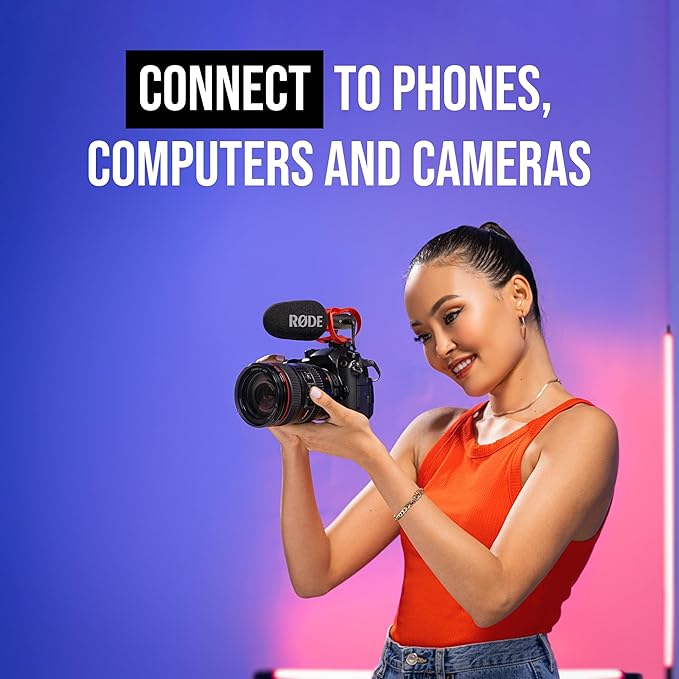 RØDE VideoMic GO II Helix | Ultra-Compact On-Camera Shotgun Microphone with Both 3.5mm and USB Outputs for Filmmaking, Content Creation, Podcasting and Video Calls (3rd Gen)