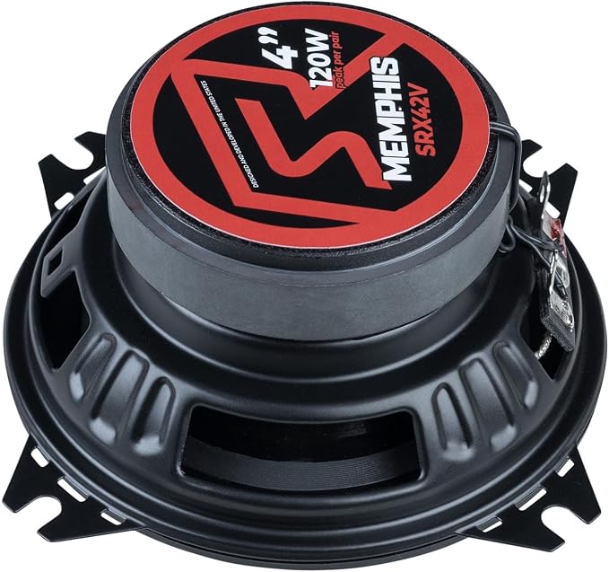 Memphis SRX42V Street Reference Series 4" 2-Way Coaxial Speakers - Pair