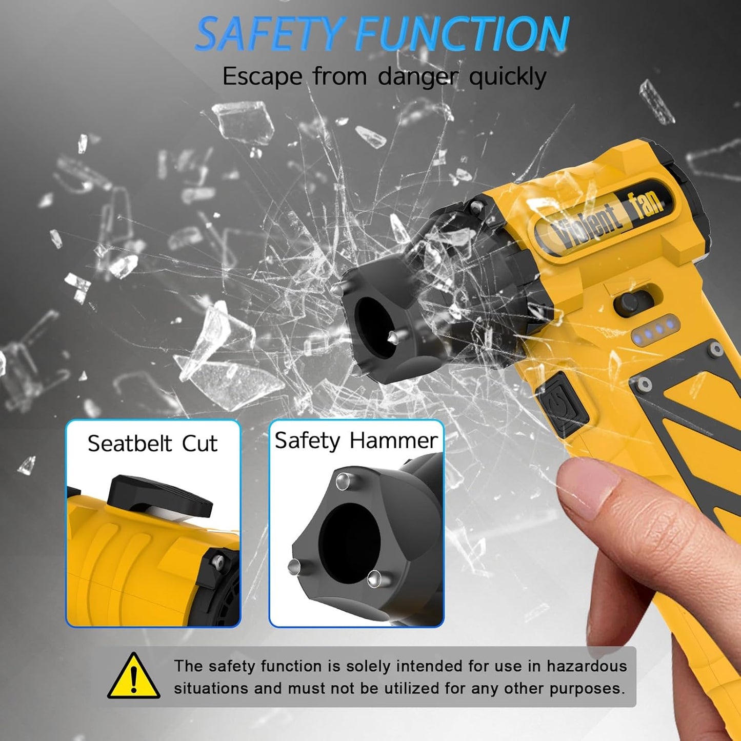 Electric Air Duster-Compressed Air Duster,60mph Wind Stepless Speed Canned Air for PC/Compute/Electronics/Home&Car Cleaning, 150000RPM Air Blower to Spray Air Can Dust Off Keyboard Cleaner (Yellow)