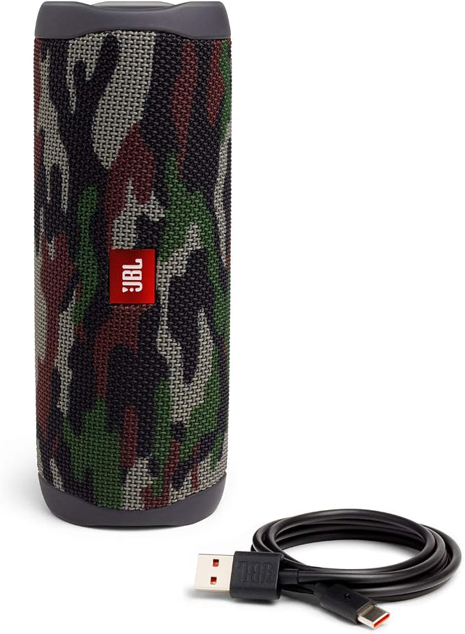 JBL FLIP 5 Waterproof Portable Bluetooth Speaker - Squad (Renewed)