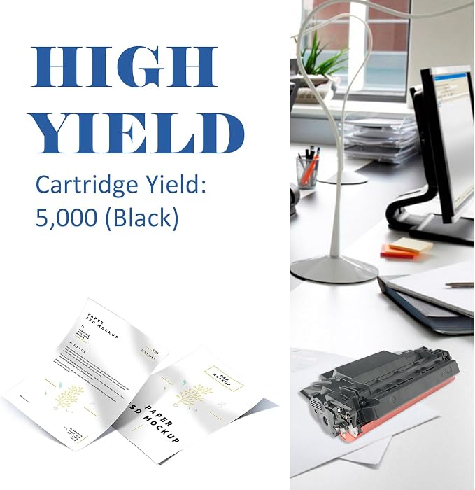 89A Black Toner Cartridge M507 Compatible Replacement for HP 89A CF289A 89X CF289X (with Chip) for LaserJet Enterprise M507n M507dn M507x MFP M528dn M528f M528c M528z M528 Series Printer (2-Pack)
