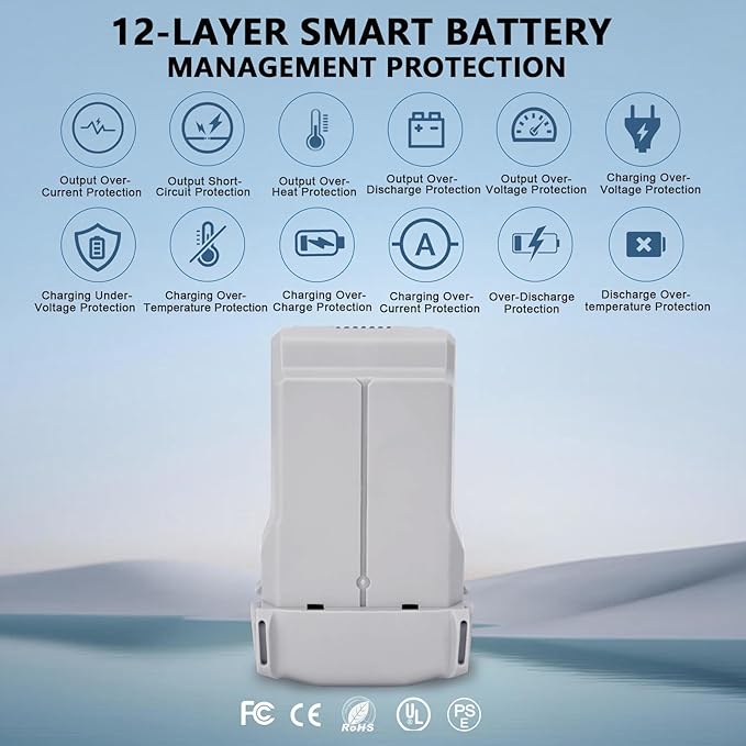 Intelligent Flight Battery Plus (2-Pack) with Two-Way Charging Hub for DJI Mini 4 Pro, Mini 3 Pro, Mini3 drone, 3850mAh 7.38V (2 Batteries with a Bi-Directional Charging Hub)